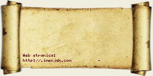 Kaća Perov vizit kartica